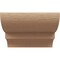 Ekena Millwork 6in. W x 4in. H x 16in. L Ridgewood Woodgrain TimberThane Rafter Tail, Primed Tan RFTUR06X04X16RIDRCPR - alternate 4
